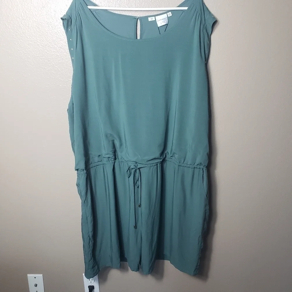 JUNAROSE JRaddy Balsam Green Romper-Size 24 (NWT)
